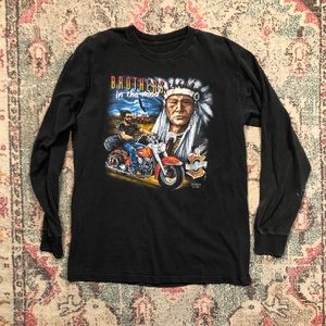 Vintage Harley Davidson long sleeve tee